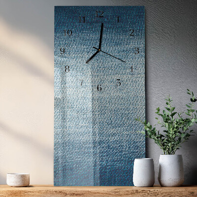 Horloge verticale en verre Plastique