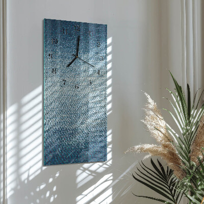 Horloge verticale en verre Plastique