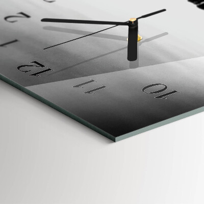 Horloge verticale en verre Plage