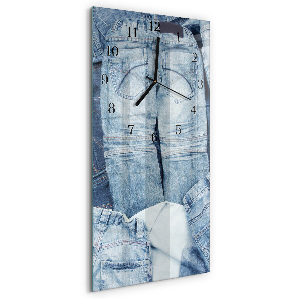 Horloge verticale en verre Pantalon