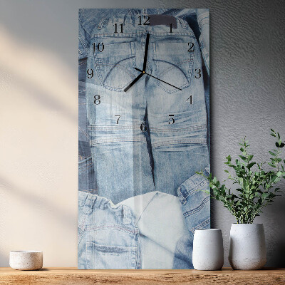 Horloge verticale en verre Pantalon
