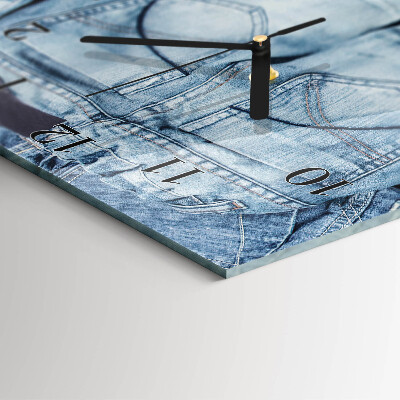 Horloge verticale en verre Pantalon