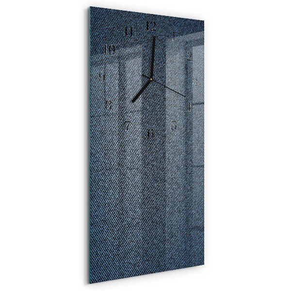 Horloge verticale en verre Plastique