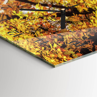 Horloge verticale en verre Arbre