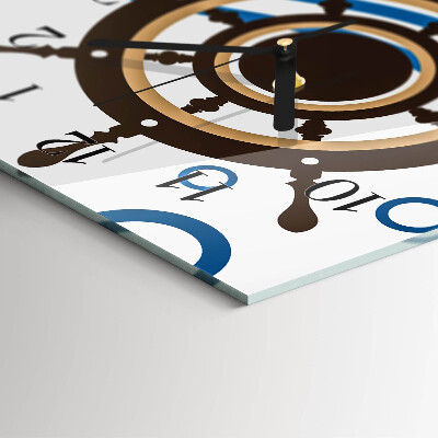 Horloge verticale en verre Stère