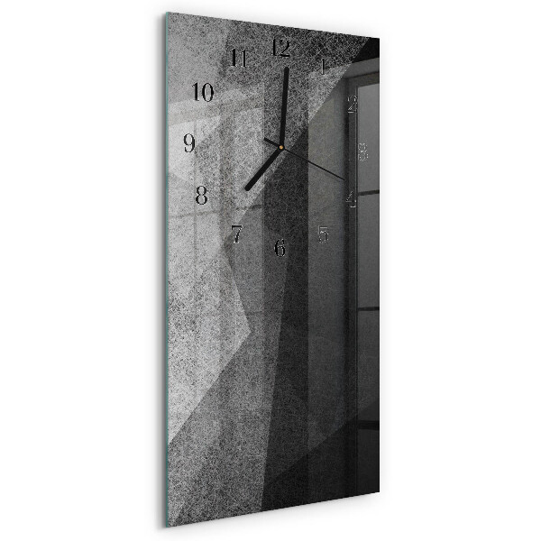 Horloge verticale en verre Modèle
