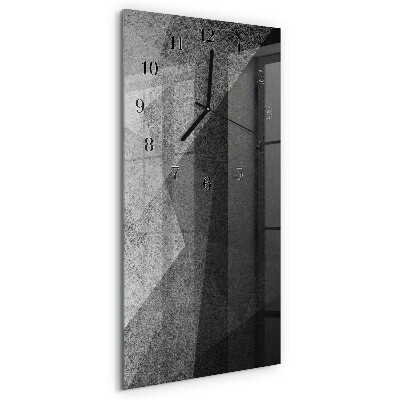 Horloge verticale en verre Modèle