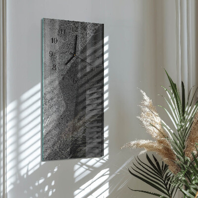 Horloge verticale en verre Modèle