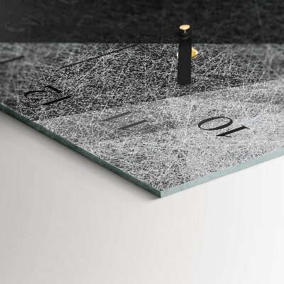 Horloge verticale en verre Modèle