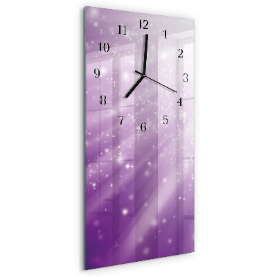 Horloge verticale en verre Apparence