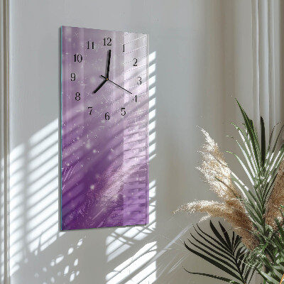 Horloge verticale en verre Apparence