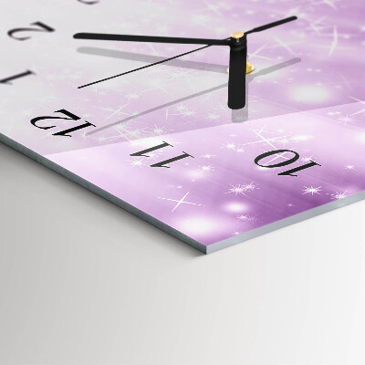 Horloge verticale en verre Apparence