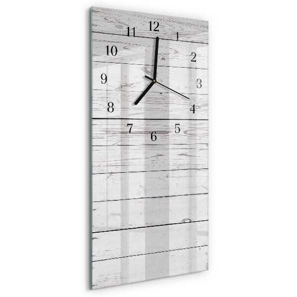 Horloge verticale en verre Mur