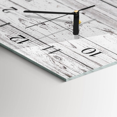 Horloge verticale en verre Mur