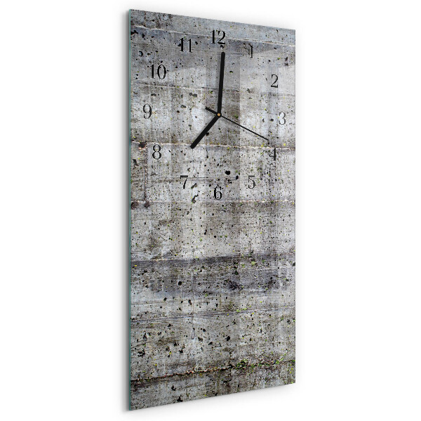Horloge verticale en verre Sol