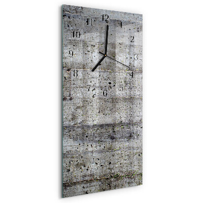 Horloge verticale en verre Sol