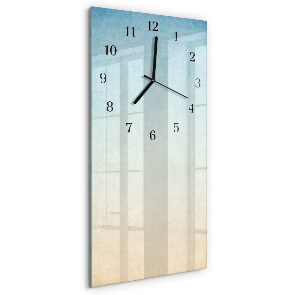 Horloge verticale en verre Modèle