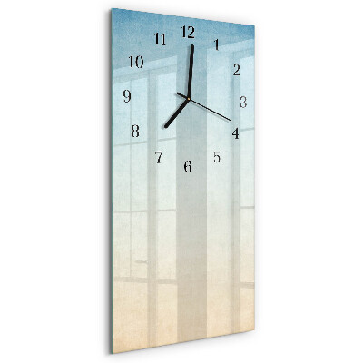 Horloge verticale en verre Modèle