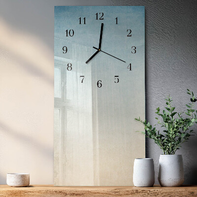 Horloge verticale en verre Modèle