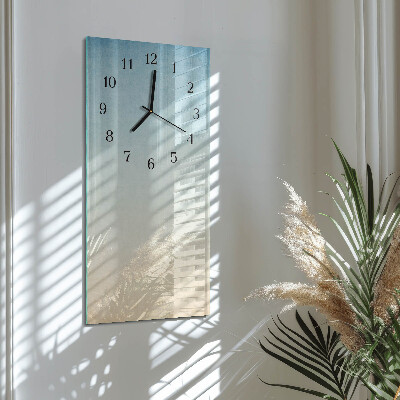Horloge verticale en verre Modèle