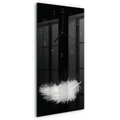 Horloge verticale en verre Stylo
