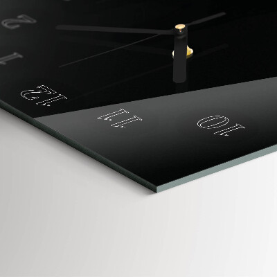 Horloge verticale en verre Stylo
