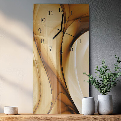 Horloge verticale en verre Modèle