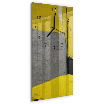 Horloge verticale en verre Confusion