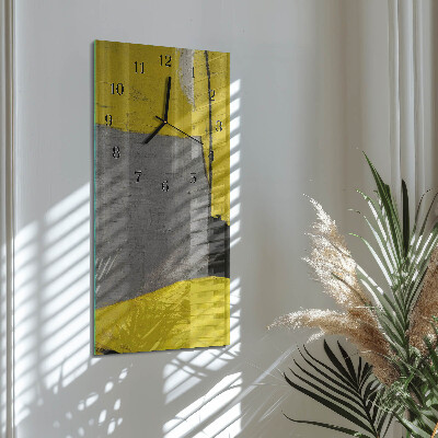 Horloge verticale en verre Confusion