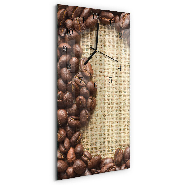 Horloge verticale en verre Pouf