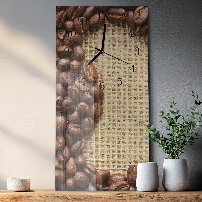 Horloge verticale en verre Pouf