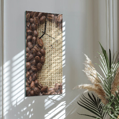 Horloge verticale en verre Pouf