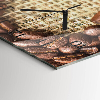 Horloge verticale en verre Pouf