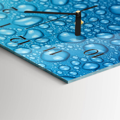 Horloge verticale en verre Une goutte d'eau