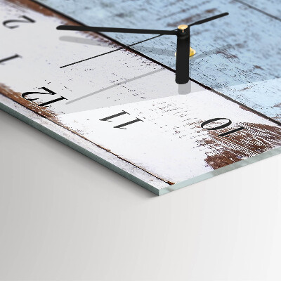 Horloge verticale en verre Mur