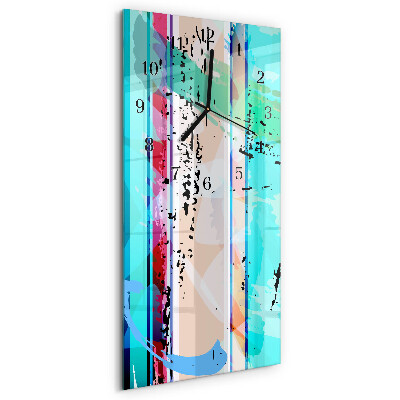 Horloge verticale en verre Modèle