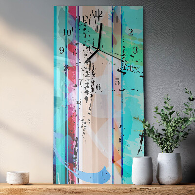 Horloge verticale en verre Modèle