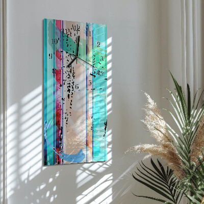 Horloge verticale en verre Modèle
