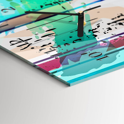 Horloge verticale en verre Modèle