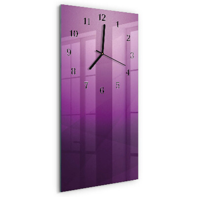 Horloge verticale en verre Matériel