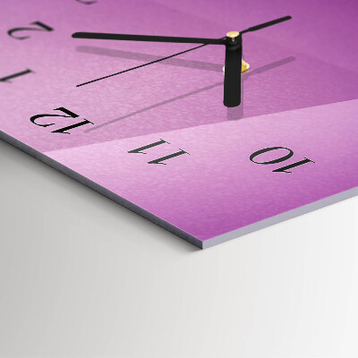 Horloge verticale en verre Matériel