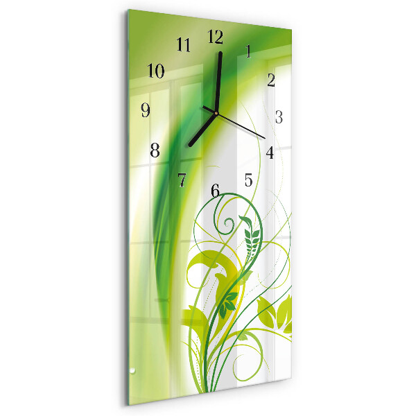 Horloge verticale en verre Modèle d'usine