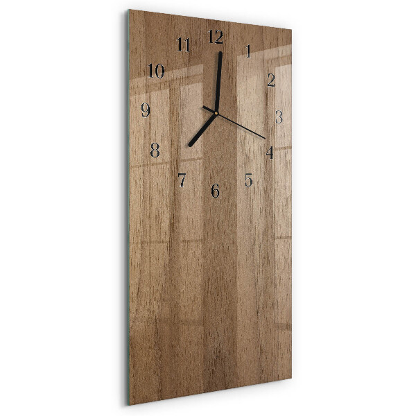 Horloge verticale en verre Tableau