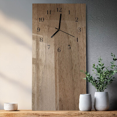 Horloge verticale en verre Tableau