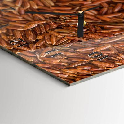 Horloge verticale en verre Riz