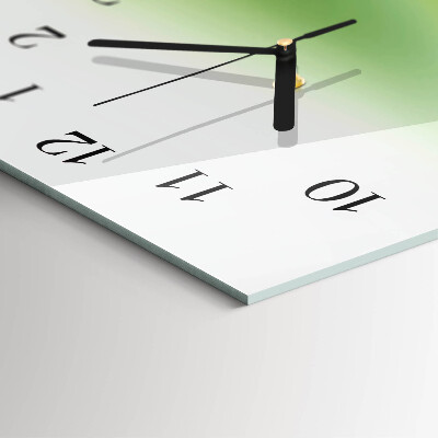 Horloge verticale en verre Art abstrait