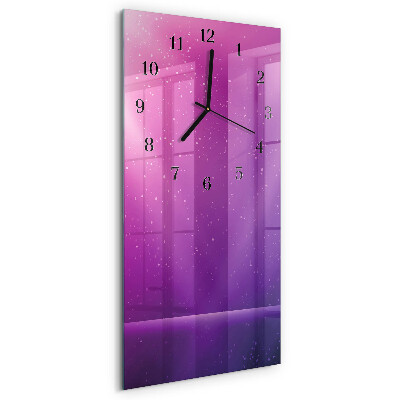 Horloge verticale en verre Apparence