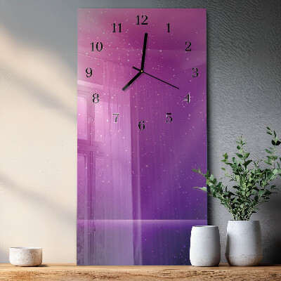 Horloge verticale en verre Apparence