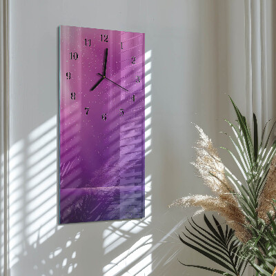 Horloge verticale en verre Apparence