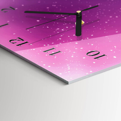 Horloge verticale en verre Apparence